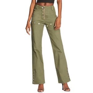 I AM GIA Dagger Pants Khaki Green Size S